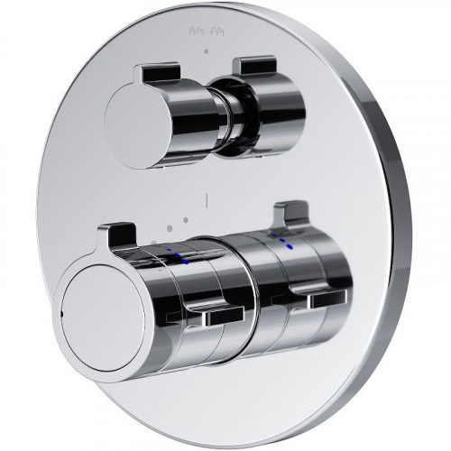 Смеситель для душа AM.PM X-Joy F85A95600 с термостатом Хром латунь встраиваемый