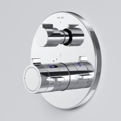 Смеситель для душа AM.PM X-Joy F85A95600 с термостатом Хром латунь встраиваемый