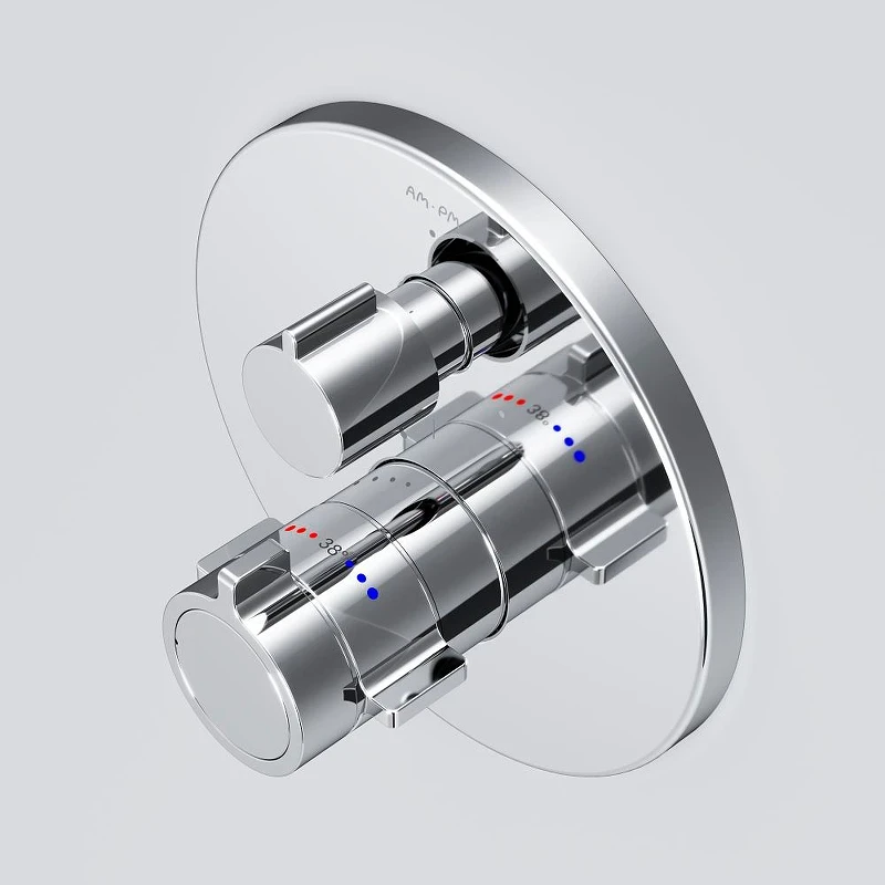 Смеситель для душа AM.PM X-Joy F85A95600 с термостатом Хром латунь встраиваемый