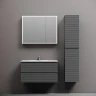 Тумба под раковину Sancos Folk 90 FL90GS подвесная Grey soft
