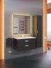 Тумба с раковиной Uperwood Modul 80 393020551 подвесная цвет Черный матовый