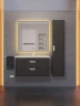 Тумба с раковиной Uperwood Modul 80 393020551 подвесная цвет Черный матовый
