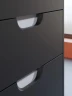 Тумба с раковиной Uperwood Modul 80 393020551 подвесная цвет Черный матовый
