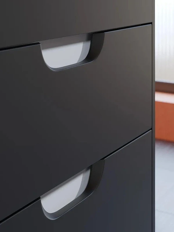 Тумба с раковиной Uperwood Modul 80 393020551 подвесная цвет Черный матовый