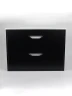 Тумба с раковиной Uperwood Modul 80 393020551 подвесная цвет Черный матовый