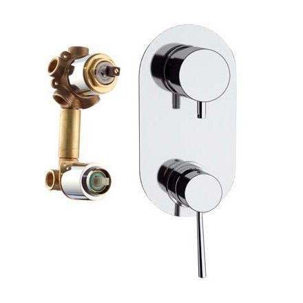 Смеситель для ванны Remer Minimal N94 Хром встраиваемый