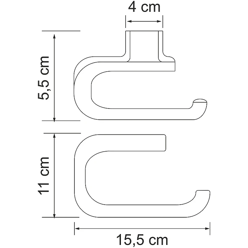 Держатель туалетной бумаги WasserKRAFT Kammel K-8396 Хром