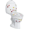 Унитаз компакт Creavit Cocuk CK310-11CB00E-FF00+KC0802.01.1000E Белый с декором с сиденьем без бачка фарфор напольный