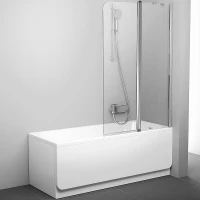 Шторка на ванну Ravak Chrome CVS2-100 R 7QRA0C00Z1 профиль Хром стекло Transparent