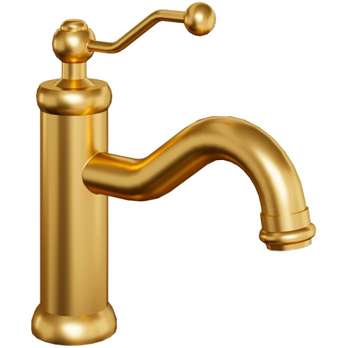 Смеситель для раковины Paini Duomo 88PJ205 Золото матовое