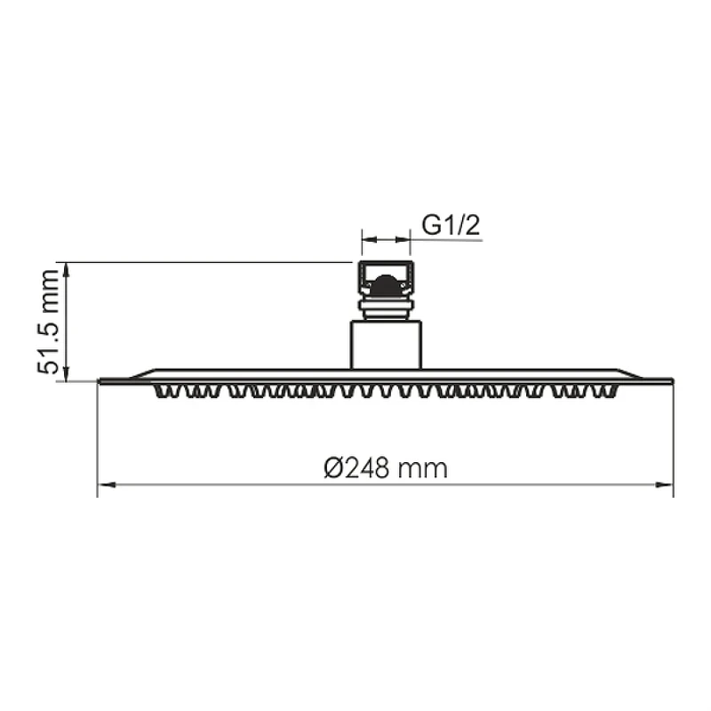 Душевая система WasserKRAFT Elbe A7448.219.258.302.240.218 Thermo с термостатом Черная матовая латунь встраиваемый