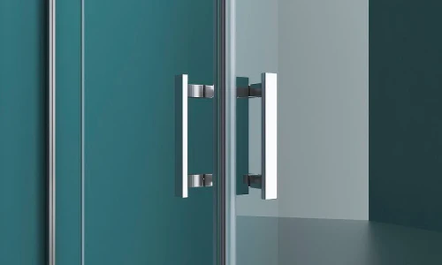 Душевой уголок BelBagno Kraft 100х90 KRAFT-AH-22-100/90-C-Cr-R профиль Хром стекло прозрачное