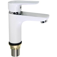 Смеситель для раковины Viko V-4141 Хром Белый латунь