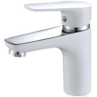 Смеситель для раковины Viko V-4141 Хром Белый латунь