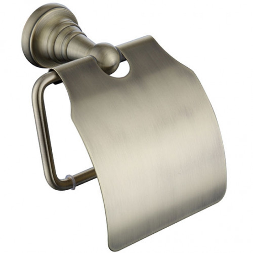 Держатель туалетной бумаги Kaiser KH-4200 с крышкой Бронза