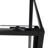 Душевой уголок Vincea Slim Soft 140x90 VSR-1SS9014CLB профиль Черный стекло прозрачное