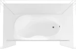 Карниз для ванны Aquanet 190 158951 цвет Хром
