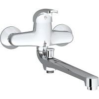 Смеситель для ванны Ravak Rosa RS 051.00/150 X07P002 универсальный Хром латунь на стену