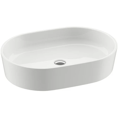 Раковина-чаша Ravak Moon 2 56 XJN01300002 Белая искусственный камень (литьевой мрамор) накладная