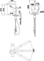 Смеситель для кухни Blanco Fontas-S II 525204 Белый латунь