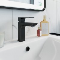 Смеситель для раковины Iddis Slide SLIBL00i01 Черный латунь