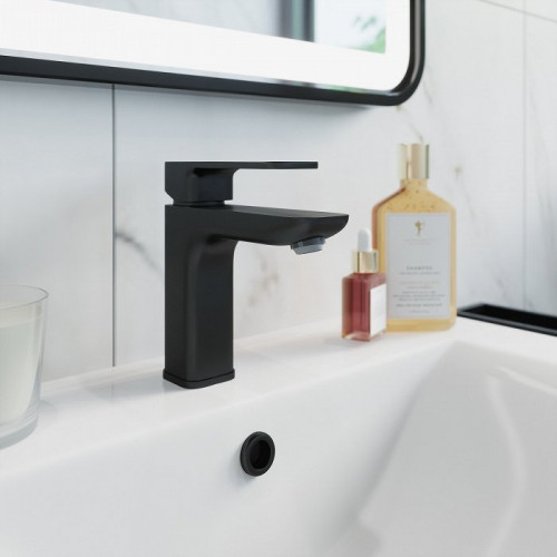 Смеситель для раковины Iddis Slide SLIBL00i01 Черный латунь