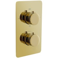 Смеситель для душа Boheme Cell 134-3-G с термостатом Золото латунь встраиваемый