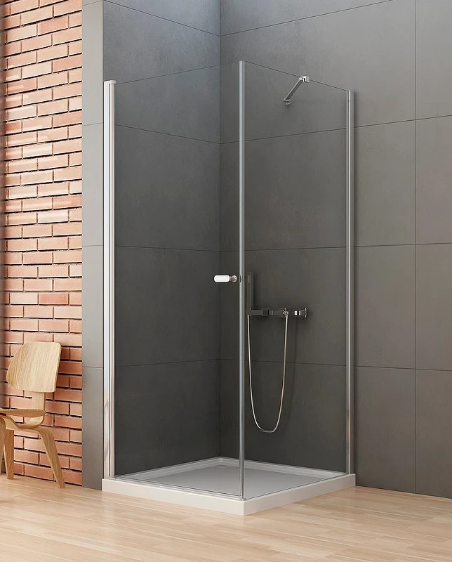 Душевой уголок New Trendy New Soleo Chrome 70х90 D-0139A/D-0088B профиль Хром стекло прозрачное