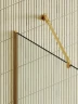Душевая перегородка Maybah Glass MGD-731-3у 790x1950 в узком профиле Золото стекло сатиновое