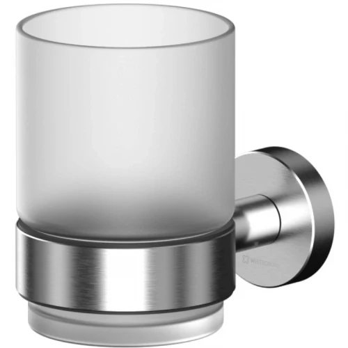 Стакан для зубных щеток Whitecross Ergo nickel brushed ER2230NIB Брашированный никель
