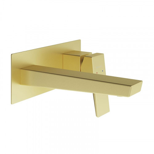 Смеситель для раковины Aqueduto Claro CLA0450 цвет Шлифованное золото