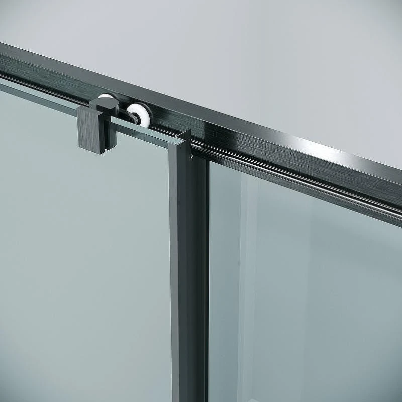 Душевая дверь Grossman Cosmo 130 100.K33.02.130.42.00 профиль Графит сатин стекло прозрачное