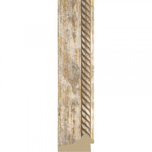 Зеркало Evoform Octagon 63х63 BY 3758 в багетной раме - Прованс с плетением 70 мм стекло