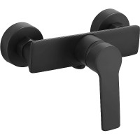 Смеситель для душа ESKO Singapore Black SB 80 Черный матовый латунь на стену
