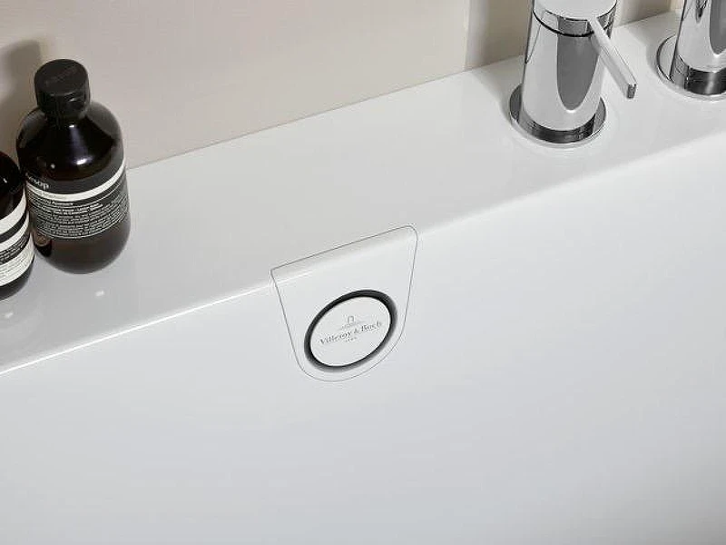 Квариловая ванна Villeroy&Boch Oberon 2.1 180x80 L UBQ180OBN9CL00VD01 цвет Альпийский белый