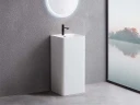 Раковина Uni-Flow Kube1 42.5 FS501-425 Gloss White цвет Белый глянцевый