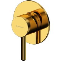 Смеситель для душа Whitecross Y gold YSET02GL Золото латунь встраиваемый
