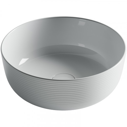 Раковина-чаша Ceramicanova Element 36 CN6073 Белая глянцевая фарфор накладная