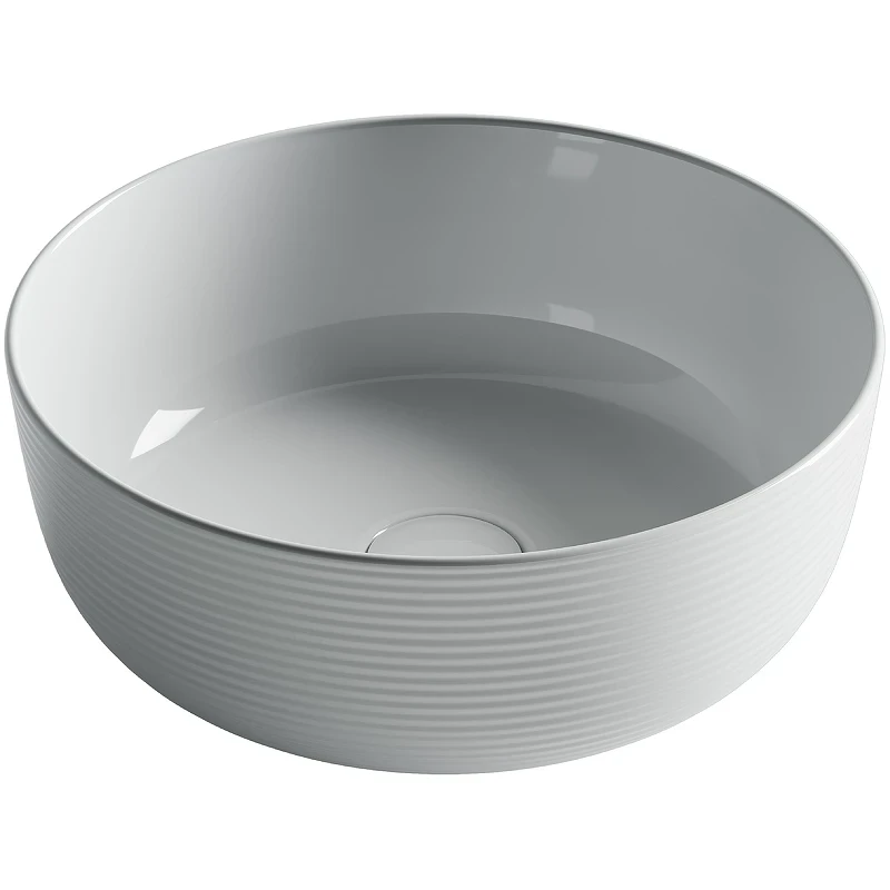Раковина-чаша Ceramicanova Element 36 CN6073 Белая глянцевая фарфор накладная