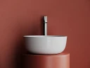 Раковина-чаша Ceramicanova Element 36 CN6073 Белая глянцевая фарфор накладная