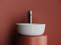 Раковина-чаша Ceramicanova Element 36 CN6073 Белая глянцевая фарфор накладная