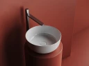 Раковина-чаша Ceramicanova Element 36 CN6073 Белая глянцевая фарфор накладная
