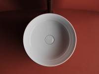 Раковина-чаша Ceramicanova Element 36 CN6073 Белая глянцевая фарфор накладная
