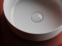 Раковина-чаша Ceramicanova Element 36 CN6073 Белая глянцевая фарфор накладная