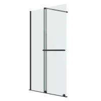 Душевая перегородка Niagara Nova 120 NG-671-12BLACK профиль Черный матовый стекло прозрачное