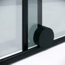Душевая перегородка Niagara Nova 120 NG-671-12BLACK профиль Черный матовый стекло прозрачное