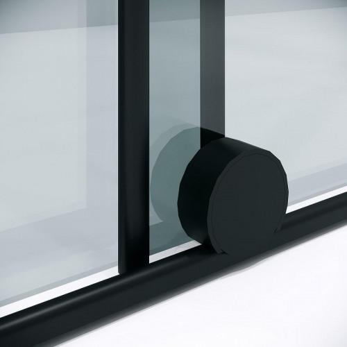 Душевая перегородка Niagara Nova 120 NG-671-12BLACK профиль Черный матовый стекло прозрачное