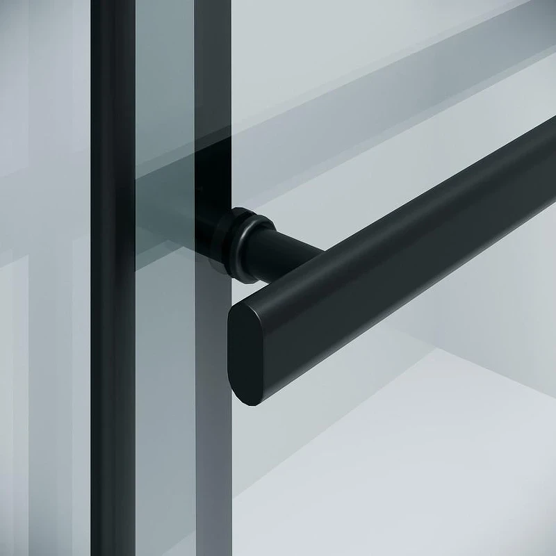 Душевая перегородка Niagara Nova 120 NG-671-12BLACK профиль Черный матовый стекло прозрачное