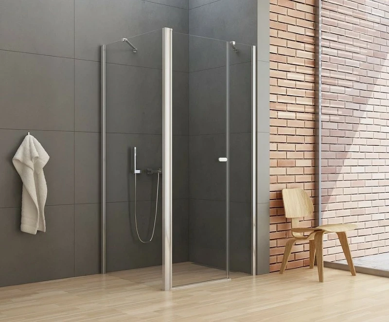 Душевой уголок New Trendy New Soleo Chrome 90x90 K-0693 профиль Хром стекло прозрачное