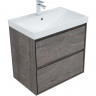 Тумба под раковину Aquanet Милан 70 336373 подвесная Дуб рошелье МДФ / ЛДСП